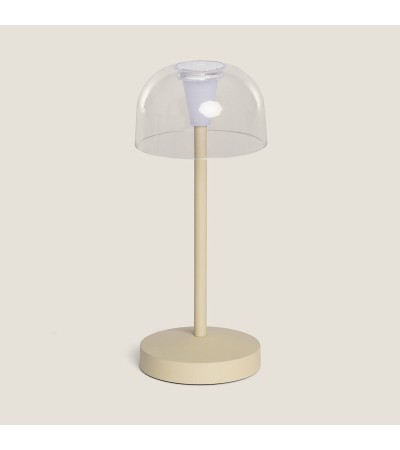Lampe à Poser LED Portable pour Extérieur Métal avec Batterie Rechargeable Lendora - 120951 - vue 12