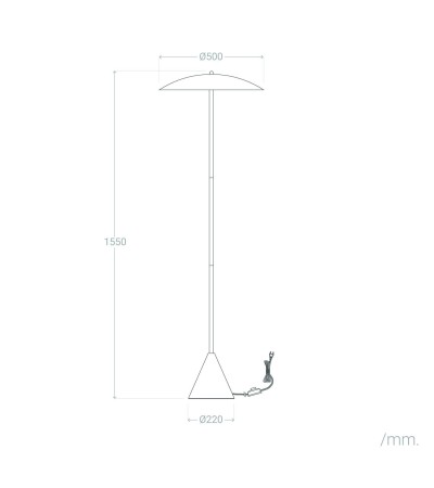 Lampadaire Métal Irmah - 122711 - vue 9