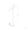 Lampadaire Métal Luxo - 122716 - vue 4