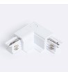 Connecteur “Left Side” Tipe L pour Rail Triphasé Encastré Aluminium - 122931 - vue 1