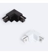 Connecteur “Left Side” Tipe L pour Rail Triphasé Encastré Aluminium - 122931 - vue 2