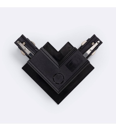 Connecteur 'Right Side' Type L pour Rail Triphasé Borgia Encastré Aluminium - 122941 - vue 4