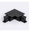 Connecteur 'Right Side' Type L pour Rail Triphasé Borgia Encastré Aluminium - 122941 - vue 5