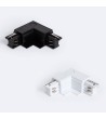 Connecteur 'Right Side' Type L pour Rail Triphasé Borgia Encastré Aluminium - 122941 - vue 8