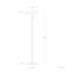 Lampadaire Solaire Extérieur LED 2,6W Métal Aldana - 122951 - vue 3