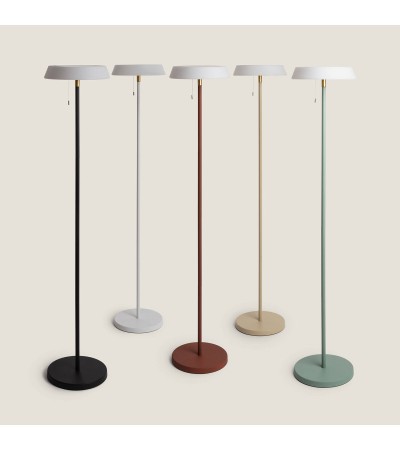 Lampadaire Solaire Extérieur LED 2,6W Métal Aldana - 122951 - vue 10