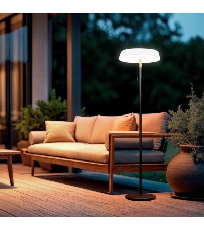 Lampadaire Solaire Extérieur LED 2,6W Métal Aldana - 122951 - vue 11