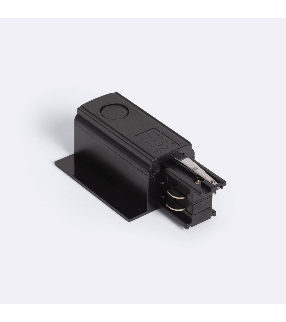 Connecteur “Right Side” Triphasé pour Rail Encastré Aluminium - 122956 - vue 1