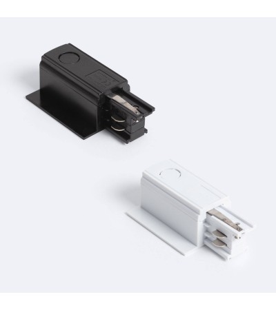 Connecteur 'Left Side' Triphasé pour Rail Encastré Aluminium - 122961 - vue 8