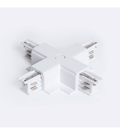 Connecteur Type X pour Rail Triphasé Borgia Encastré Aluminium