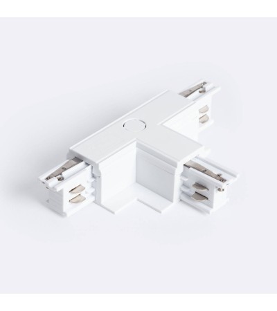 Connecteur “Right Side” Type T pour Rail Triphasé Borgia Encastré Aluminium