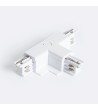 Connecteur “Right Side” Type T pour Rail Triphasé Borgia Encastré Aluminium - 123056 - vue 3
