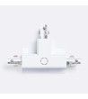 Connecteur “Right Side” Type T pour Rail Triphasé Borgia Encastré Aluminium - 123056 - vue 4