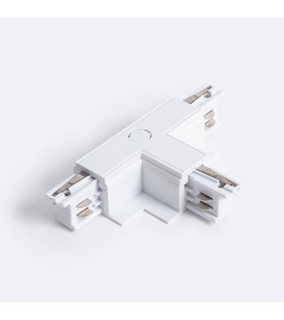 Connecteur 'Left Side' Type T pour Rail Triphasé Borgia Encastré Aluminium - 123071 - vue 3