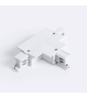 Connecteur 'Left Side' Type T pour Rail Triphasé Borgia Encastré Aluminium - 123071 - vue 5