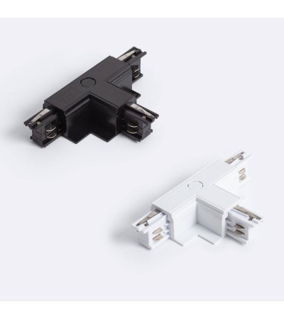 Connecteur 'Left Side' Type T pour Rail Triphasé Borgia Encastré Aluminium - 123071 - vue 6