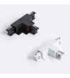 Connecteur 'Left Side' Type T pour Rail Triphasé Borgia Encastré Aluminium - 123071 - vue 6