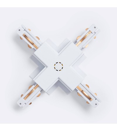 Connecteur Type X pour Rail Triphasé DALI Track Encastré Aluminium - 123136 - vue 4
