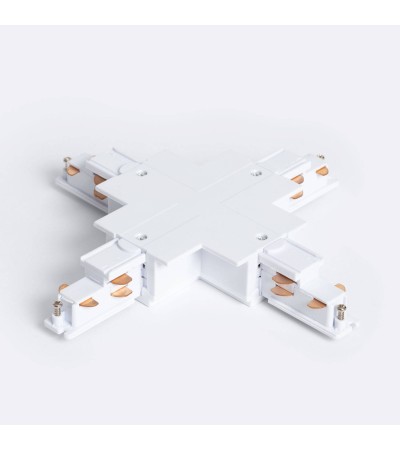 Connecteur Type X pour Rail Triphasé DALI Track Encastré Aluminium - 123136 - vue 5