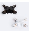 Connecteur Type X pour Rail Triphasé DALI Track Encastré Aluminium - 123136 - vue 6