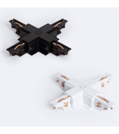 Connecteur Type X pour Rail Triphasé DALI Track Encastré Aluminium - 123136 - vue 8