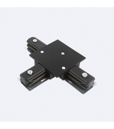 Connecteur Type T pour Rail Monophasé Borgia Encastré Aluminium - 123156 - vue 1