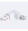 Connecteur 'Right Side' Type L pour Rail Triphasé DALI Track Encastré Aluminium - 123181 - vue 1