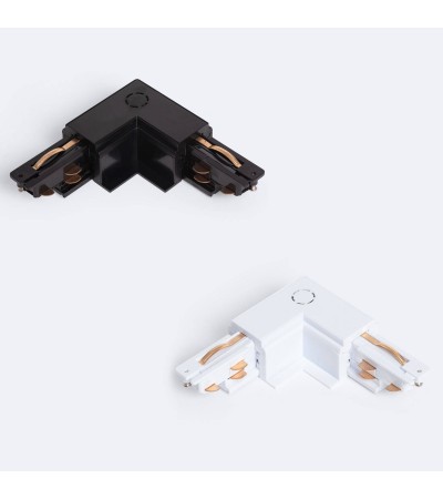 Connecteur 'Left Side' Type L pour Rail Triphasé DALI Track Encastré Aluminium - 123186 - vue 8