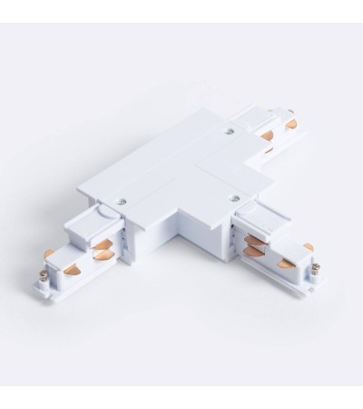 Connecteur 'Left Side' Type T pour Rail Triphasé DALI Track Encastré Aluminium - 123196 - vue 5
