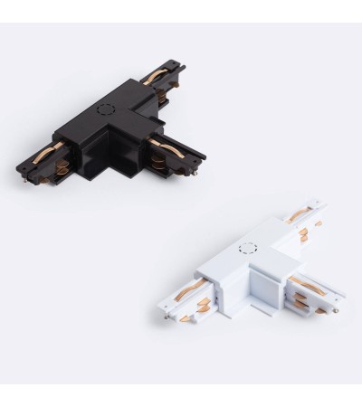 Connecteur 'Left Side' Type T pour Rail Triphasé DALI Track Encastré Aluminium - 123196 - vue 6