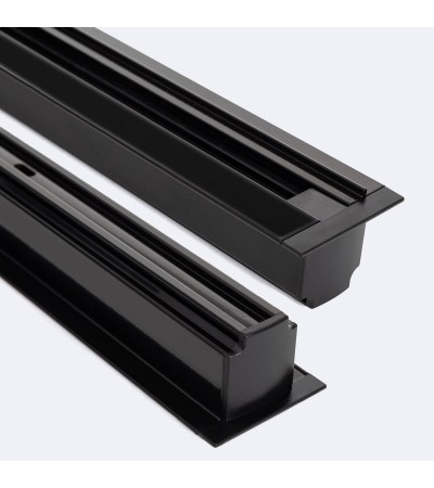 Rail Triphasé DALI Track Encastré Aluminium pour Spots LED 1 Mètre - 123206 - vue 1