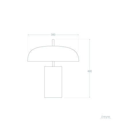 Lampe à Poser Métal Dolena - 123306 - vue 10