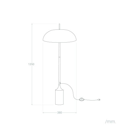 Lampadaire Métal Aluminium Dolena - 123311 - vue 9