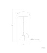Lampadaire Métal Aluminium Dolena - 123311 - vue 9