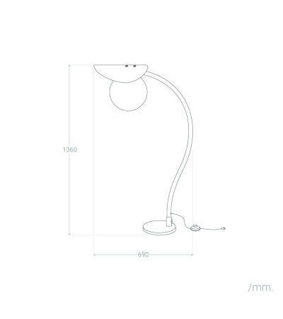 Lampadaire Métal Aluminium Bratonci - 123326 - vue 10