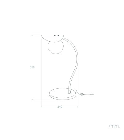 Lampe à Poser Métal Aluminium Bratonci - 123331 - vue 9