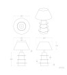 Lampe à Poser Métal Kadrina - 123361 - vue 3