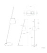 Lampadaire Métal Bardney - 123371 - vue 3