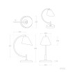 Lampe à Poser Métal Edern - 123386 - vue 3