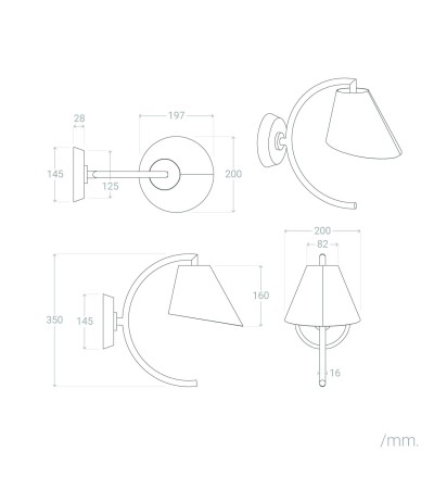 Applique Murale Métal Edern - 123391 - vue 3
