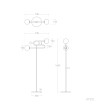 Lampadaire Métal Rowsley - 123401 - vue 9