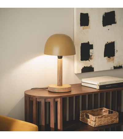 Lampe à Poser Métal et Bois Mallavi - 123521 - vue 2