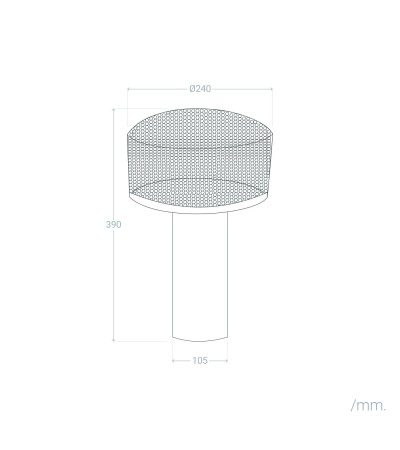 Lampe à Poser Métal Kondavil - 123526 - vue 3
