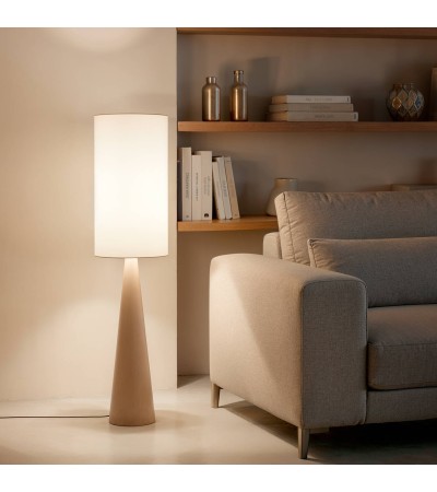 Lampadaire Métal et Tissu Cambaca