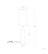 Lampadaire Métal et Tissu Cambaca - 123776 - vue 10