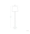 Lampadaire Métal Zunga - 123786 - vue 3