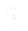 Lampe à Poser Métal Bokala Bougy - 123791 - vue 3