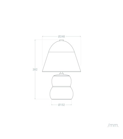 Lampe à Poser Métal Quitamba - 123811 - vue 3