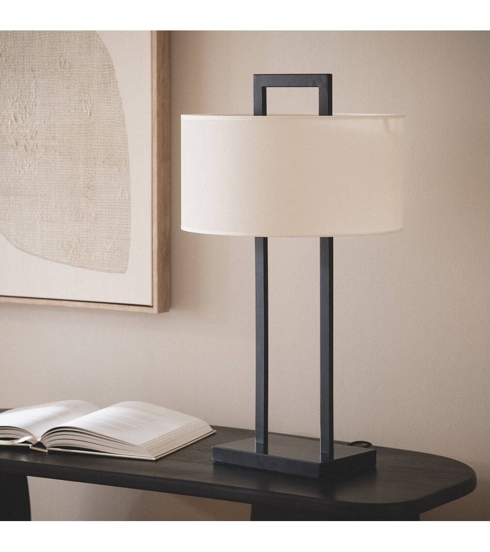 Lampe à Poser Métal avec Port USB et Interrupteur Tactile Tianna - 124001 - vue 1
