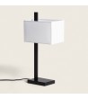 Lampe à Poser Métal et Tissu avec Port USB et Interrupteur Tactile Malena - 124006 - vue 3